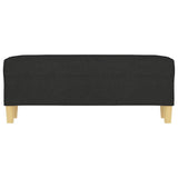 Vidaxl bankje 100x35x41 cm stof zwart