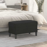 Vidaxl bankje 70x35x41 cm stof zwart