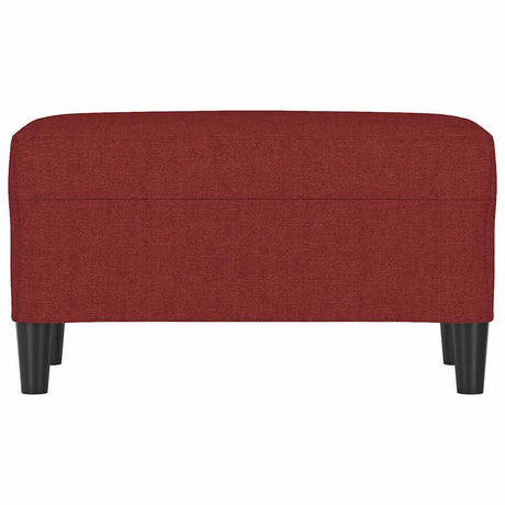 Vidaxl bankje 70x35x41 cm stof wijnrood