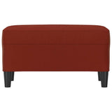 Vidaxl bankje 70x35x41 cm kunstleer wijnrood