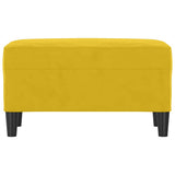 Vidaxl bankje 70x35x41 cm fluweel geel