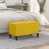 Vidaxl bankje 70x35x41 cm fluweel geel