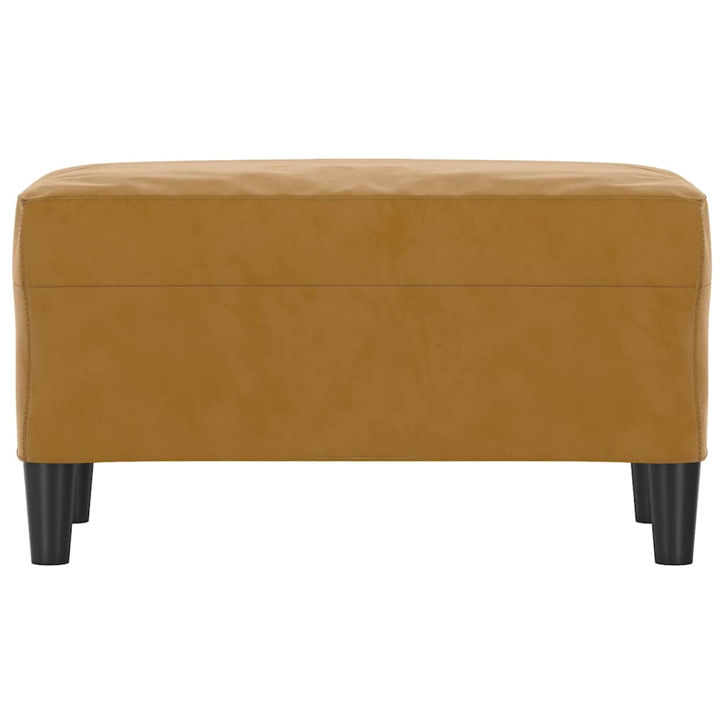 Vidaxl bankje 70x35x41 cm fluweel bruin