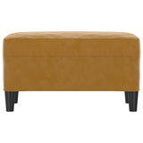 Vidaxl bankje 70x35x41 cm fluweel bruin