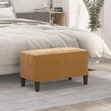 Vidaxl bankje 70x35x41 cm fluweel bruin