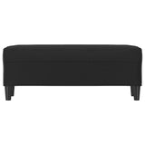 Vidaxl bankje 100x35x41 cm kunstleer zwart