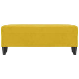 Vidaxl bankje 100x35x41 cm fluweel geel