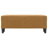 Vidaxl bankje 100x35x41 cm fluweel bruin