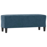Vidaxl bankje 100x35x41 cm fluweel blauw
