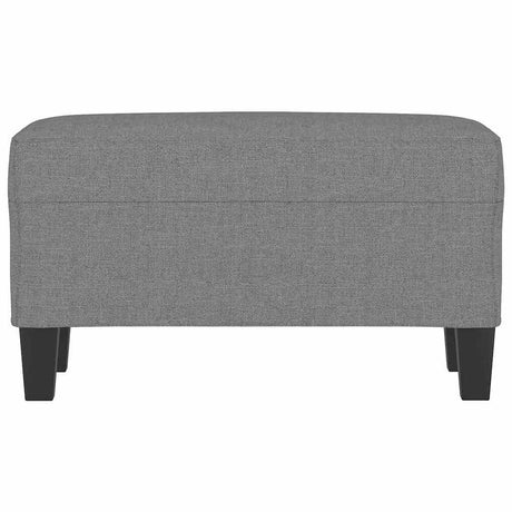 Vidaxl bankje 70x35x41 cm stof donkergrijs