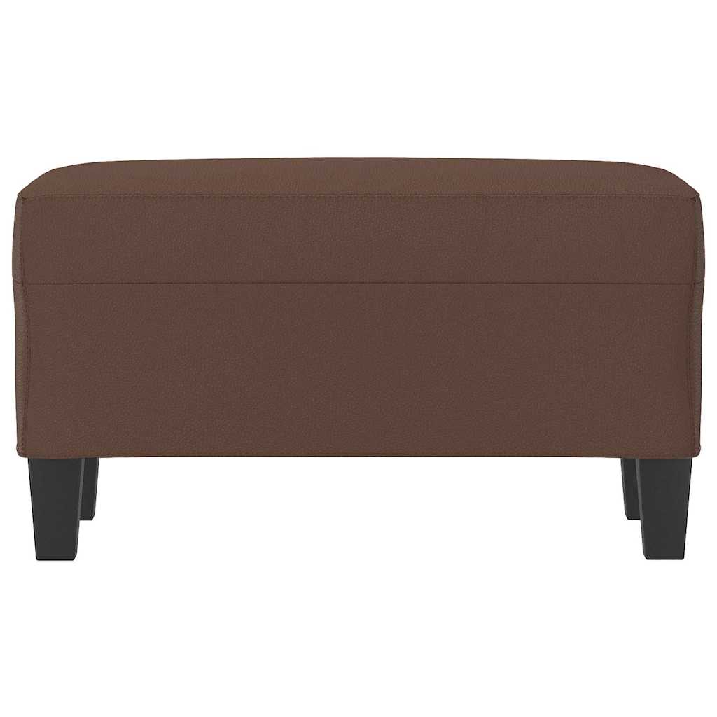 Vidaxl bankje 70x35x41 cm kunstleer bruin