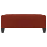 Vidaxl bankje 100x35x41 cm kunstleer wijnrood