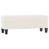 Vidaxl bankje 100x35x41 cm microvezelstof beige
