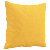 Vidaxl Dekorative Kissen 2 ST 40x40 cm Stoff hellgelb