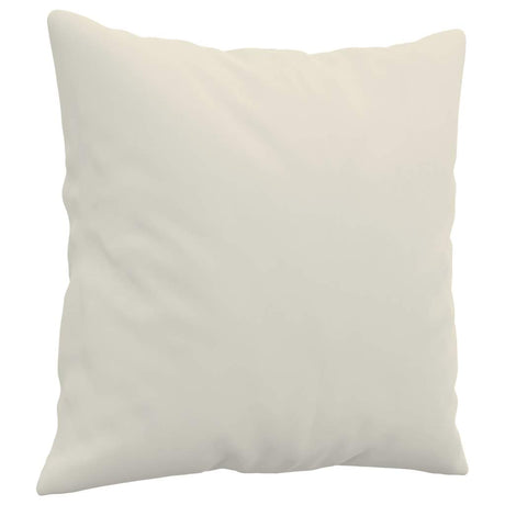 Vidaxl Dekorative Kissen 2 ST 40x40 cm Samtcreme farbig