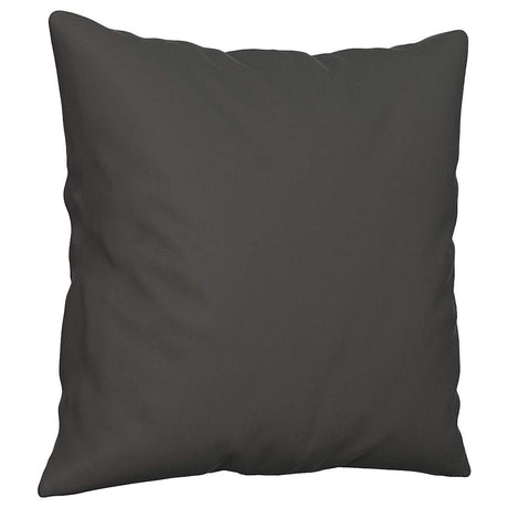 Vidaxl Dekorative Kissen 2 ST 40x40 cm Mikrofaserstoff Dunkelgrau