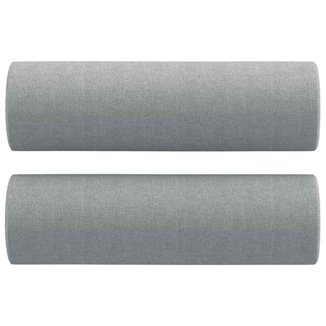Vidaxl Dekorative Kissen 2 ST 15x50 cm Stoff hellgrau