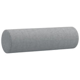 Vidaxl Dekorative Kissen 2 ST 15x50 cm Stoff hellgrau