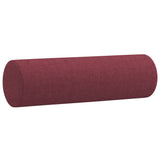Vidaxl Dekorative Kissen 2 ST 15x50 cm Stoffwein rot