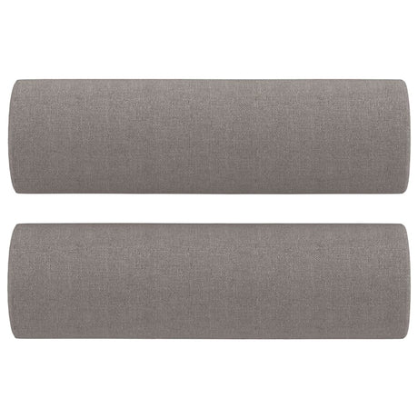 Vidaxl Dekorative Kissen 2 ST 15x50 cm Stofftaupe