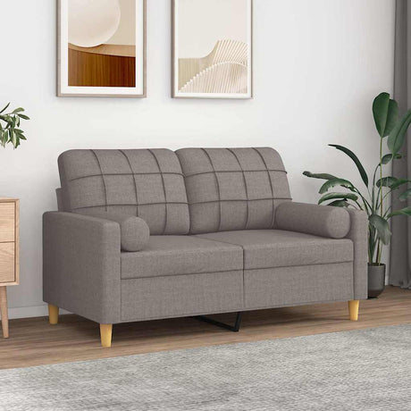 Vidaxl Dekorative Kissen 2 ST 15x50 cm Stofftaupe