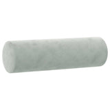 Vidaxl Dekorative Kissen 2 ST 15x50 cm Samt hellgrau