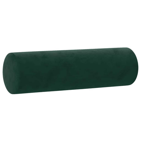 Vidaxl Dekorative Kissen 2 ST 15x50 cm Samt dunkelgrün