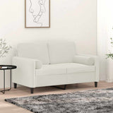 Vidaxl Dekorative Kissen 2 ST 15x50 cm Samtcremefarbe
