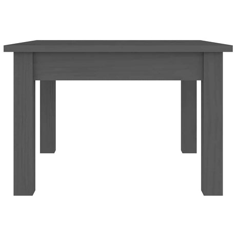 Vidaxl salontafel 45x45x30 cm massief grenenhout grijs