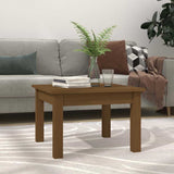 Vidaxl salontafel 45x45x30 cm massief grenenhout honingbruin