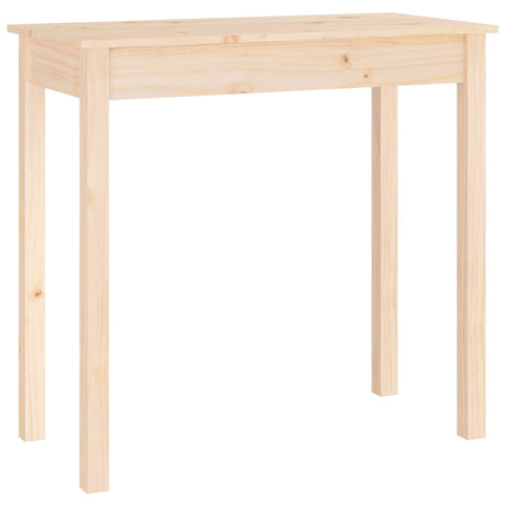 Vidaxl wandtafel 80x40x75 cm massief grenenhout