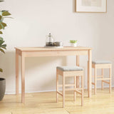 Vidaxl eettafel 110x55x75 cm massief grenenhout