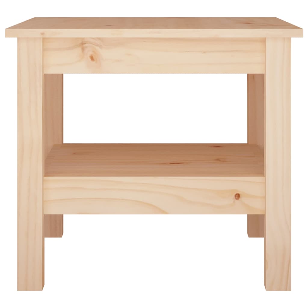 Vidaxl salontafel 45x45x40 cm massief grenenhout