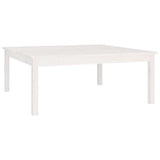 Vidaxl salontafel 100x100x40 cm massief grenenhout wit