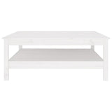 Vidaxl salontafel wit 100x100x40 cm massief grenenhout