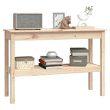 Vidaxl wandtafel 110x40x75 cm massief grenenhout