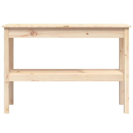 Vidaxl wandtafel 110x40x75 cm massief grenenhout