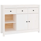 Vidaxl dressoir 100x35x74 cm massief grenenhout wit