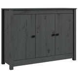 Vidaxl dressoir 100x35x74 cm massief grenenhout grijs