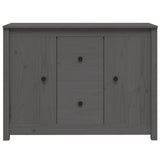 Vidaxl dressoir 100x35x74 cm massief grenenhout grijs