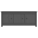 Vidaxl -Schuhschrank 110x38x45,5 cm Festkieferngrau