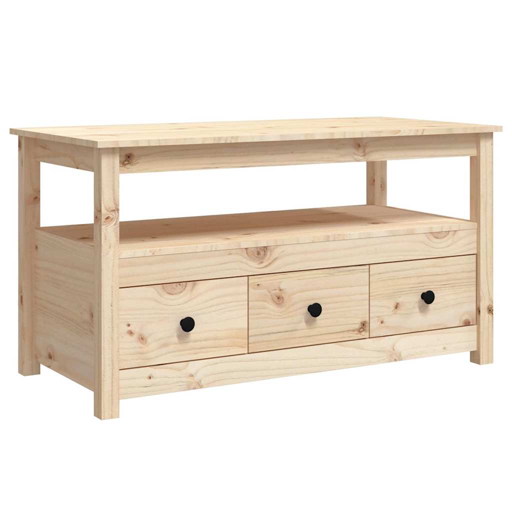 Vidaxl salontafel 102x49x55 cm massief grenenhout