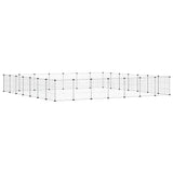 Vidaxl Haustiere Käfig mit Tür 28 Paneele 35x35 cm Stahl schwarz