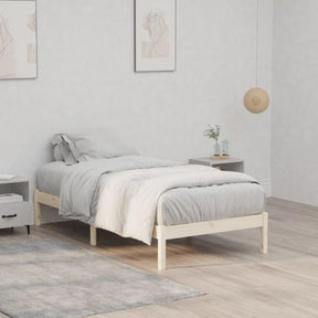 Vidaxl bedframe zonder matras massief grenenhout 100x190 cm twin