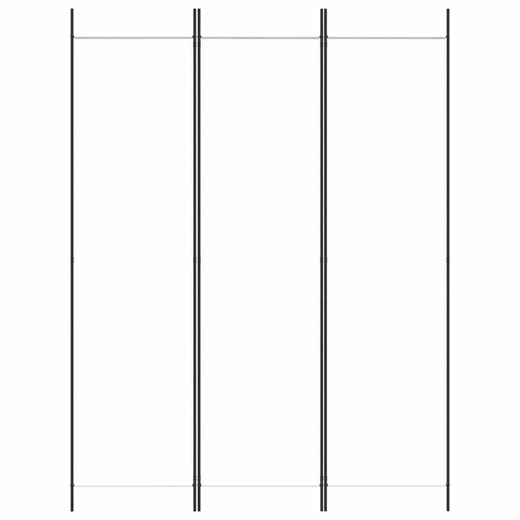Vidaxl kamerscherm met 3 panelen 150x200 cm stof wit