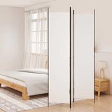 Vidaxl kamerscherm met 3 panelen 150x220 cm stof wit