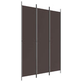 Vidaxl kamerscherm met 3 panelen 150x220 cm stof bruin