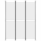Vidaxl kamerscherm met 3 panelen 150x200 cm stof wit