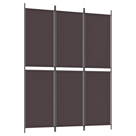 Vidaxl kamerscherm met 3 panelen 150x200 cm stof bruin