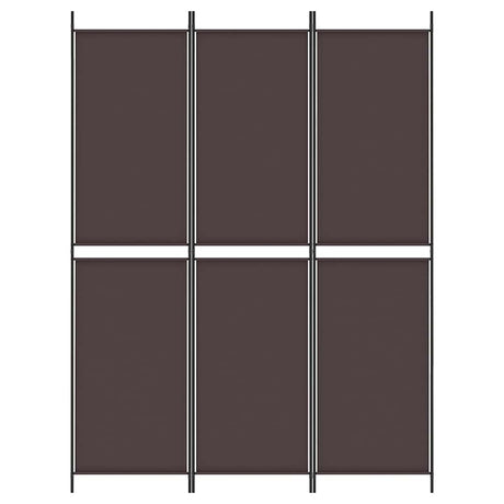 Vidaxl kamerscherm met 3 panelen 150x200 cm stof bruin